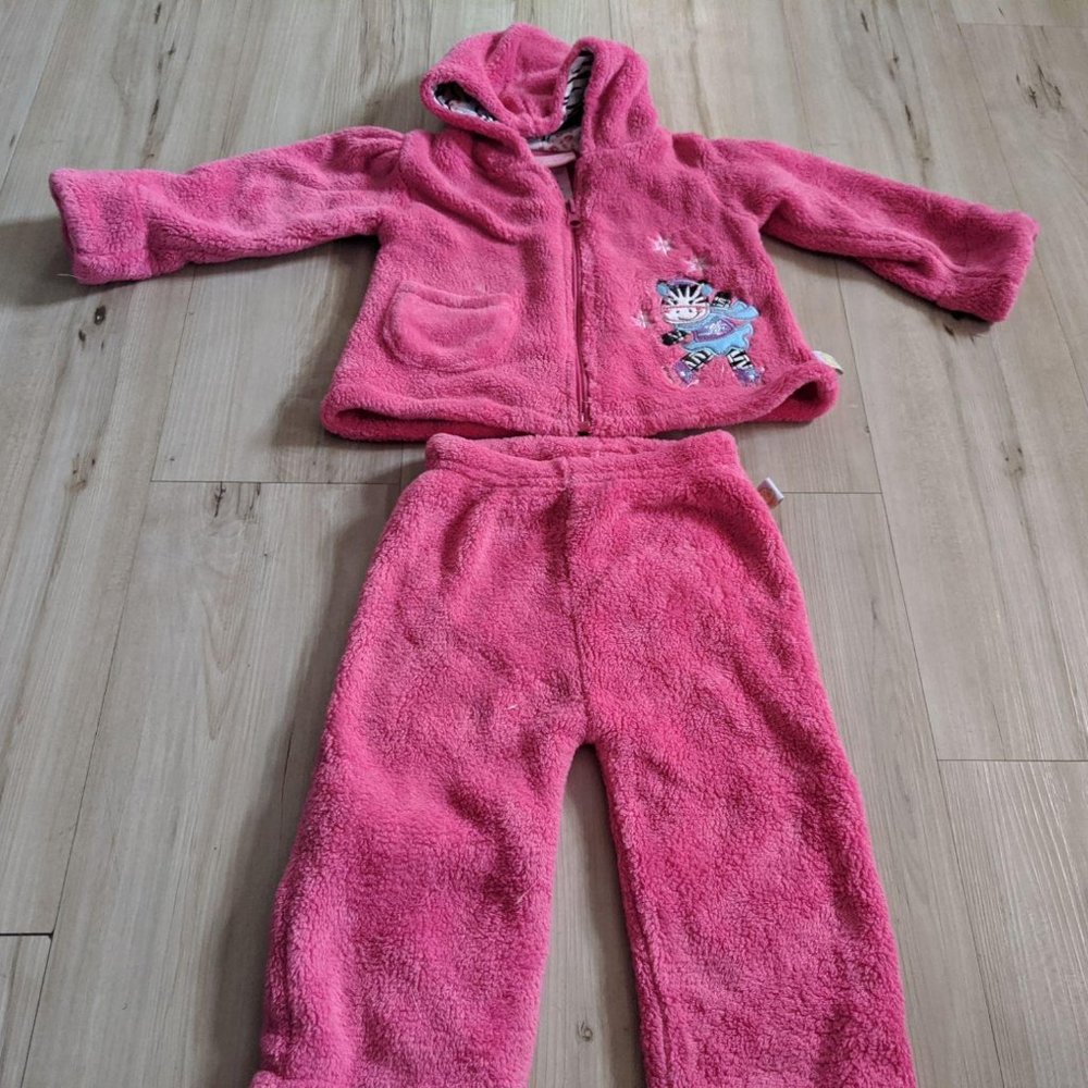 Duck duck goose sweatshirt set 6-9 month girl pink
